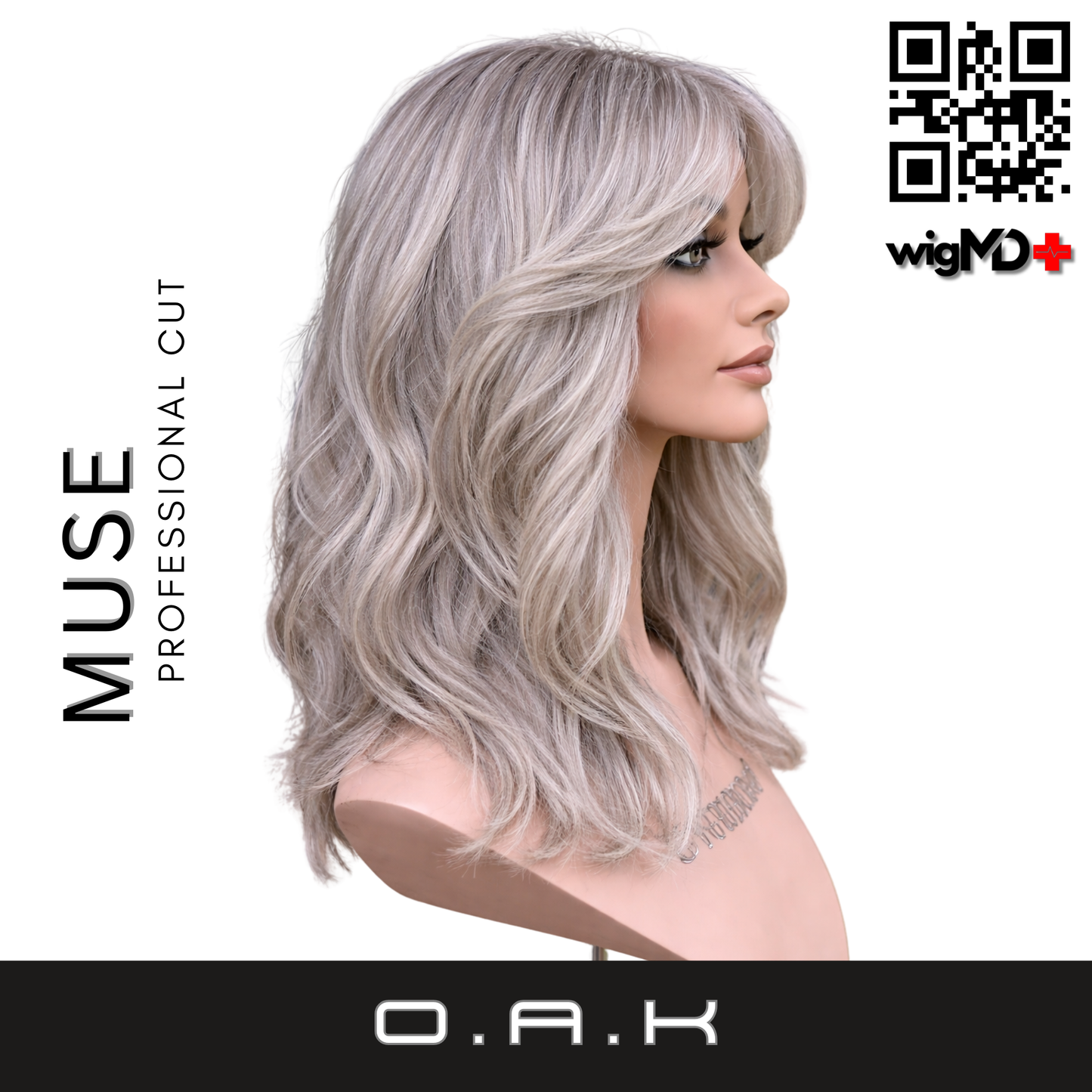 O.A.K: Muse Professional Cut 100% Human Hair