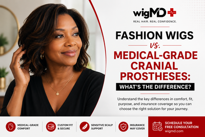 Fashion Wigs vs. Medical-Grade Cranial Prostheses: What Is the Difference?