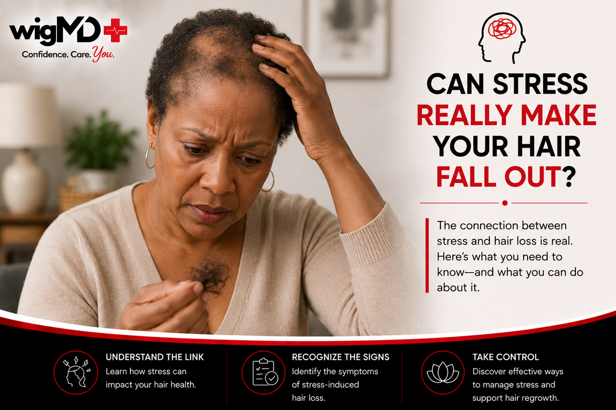 Can Stress Really Make Your Hair Fall Out?