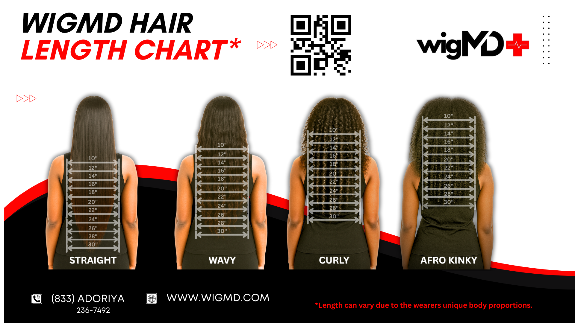 How to Measure Wig Hair Length