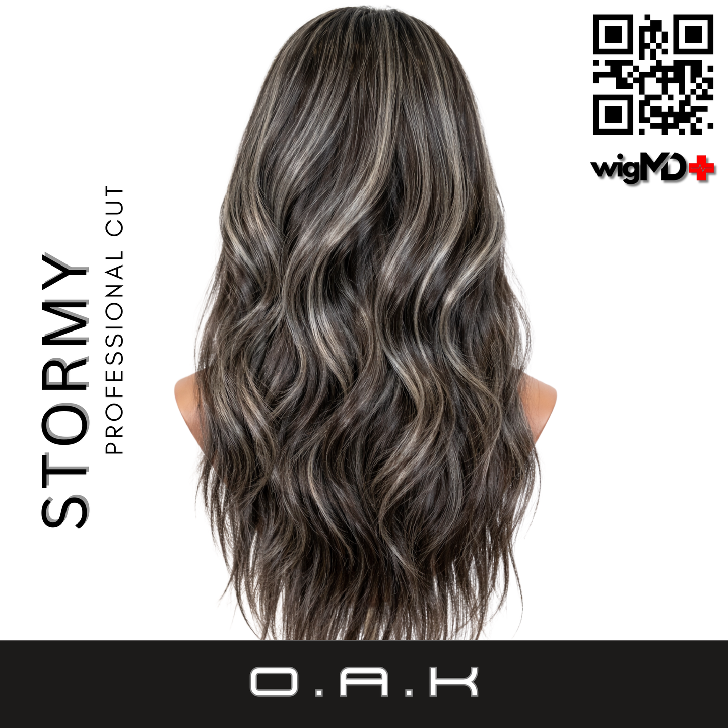 O.A.K: Stormy 100% Human Hair Professional Cut