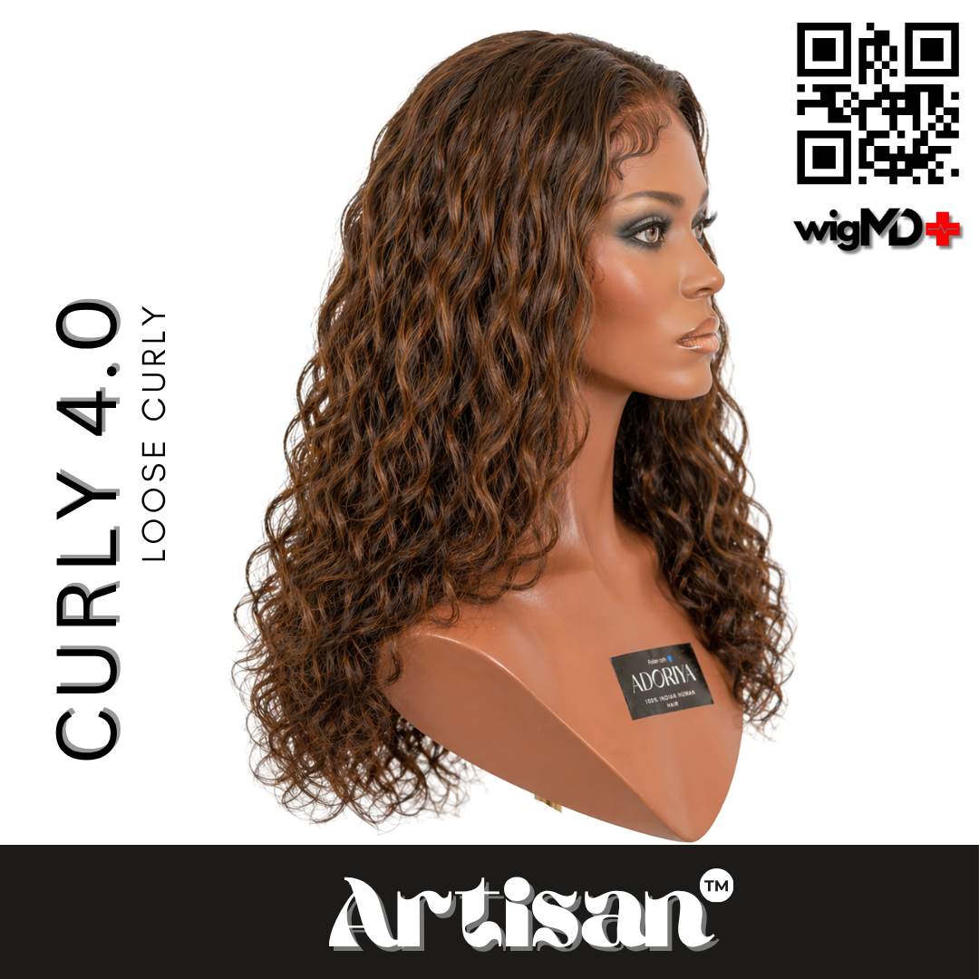 ARTISAN: Loose Curly 4.0 100% Premium Human Hair Wig
