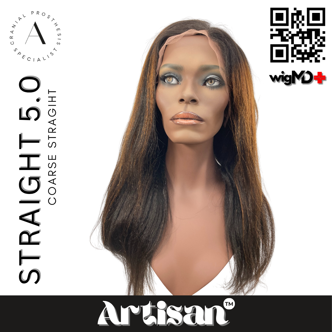 ARTISAN:  Coarse Straight 5.0 Premium 100% Human Hair