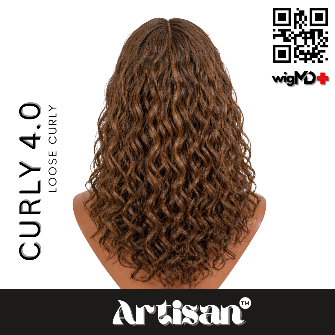 ARTISAN: Loose Curly 4.0 100% Premium Human Hair Wig