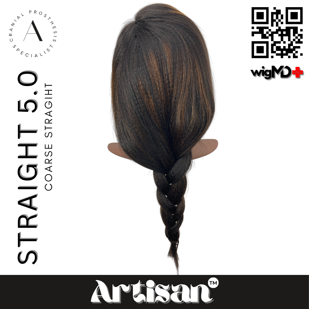 ARTISAN:  Coarse Straight 5.0 Premium 100% Human Hair
