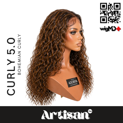 ARTISAN: Bohemian Curly 5.0 Premium 100% Human Hair Wig