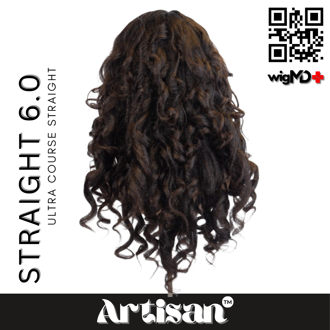 ARTISAN: Ultra Coarse Straight 6.0 Premium 100% Human Hair Wig