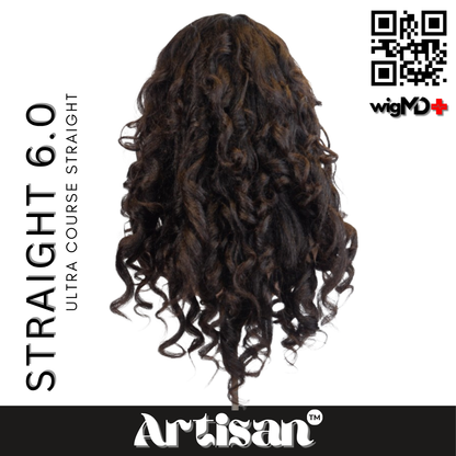 ARTISAN: Ultra Coarse Straight 6.0 Premium 100% Human Hair Wig