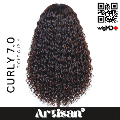 ARTISAN: Tight Curly 7.0 Premium 100% Human Hair Wig