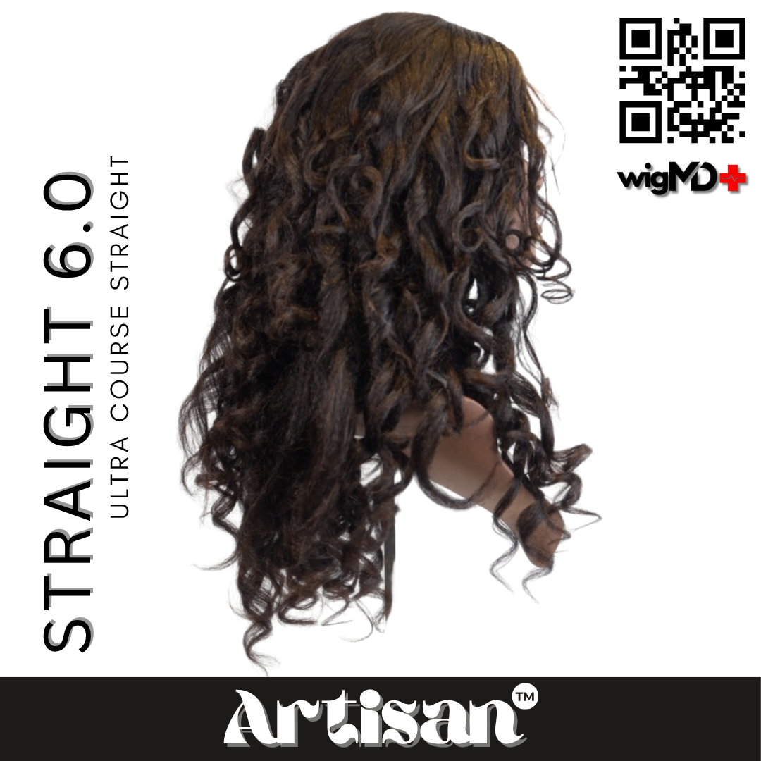 ARTISAN: Ultra Coarse Straight 6.0 Premium 100% Human Hair Wig