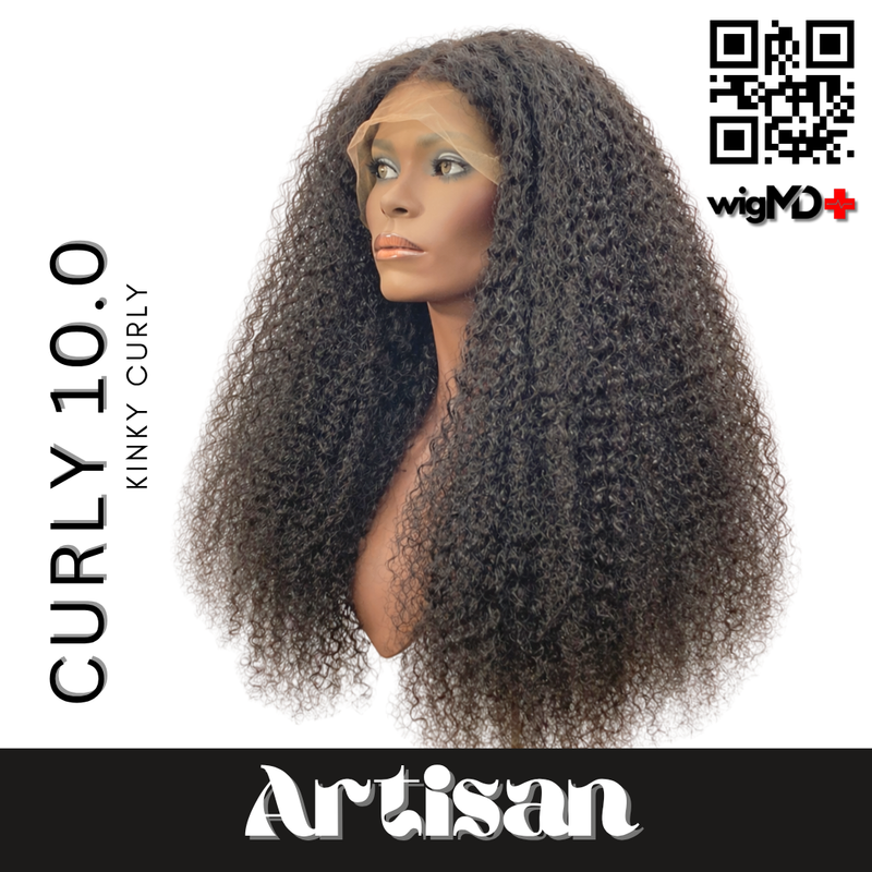 ARTISAN: Kinky Curly 10.0 Premium Human Hair Wig