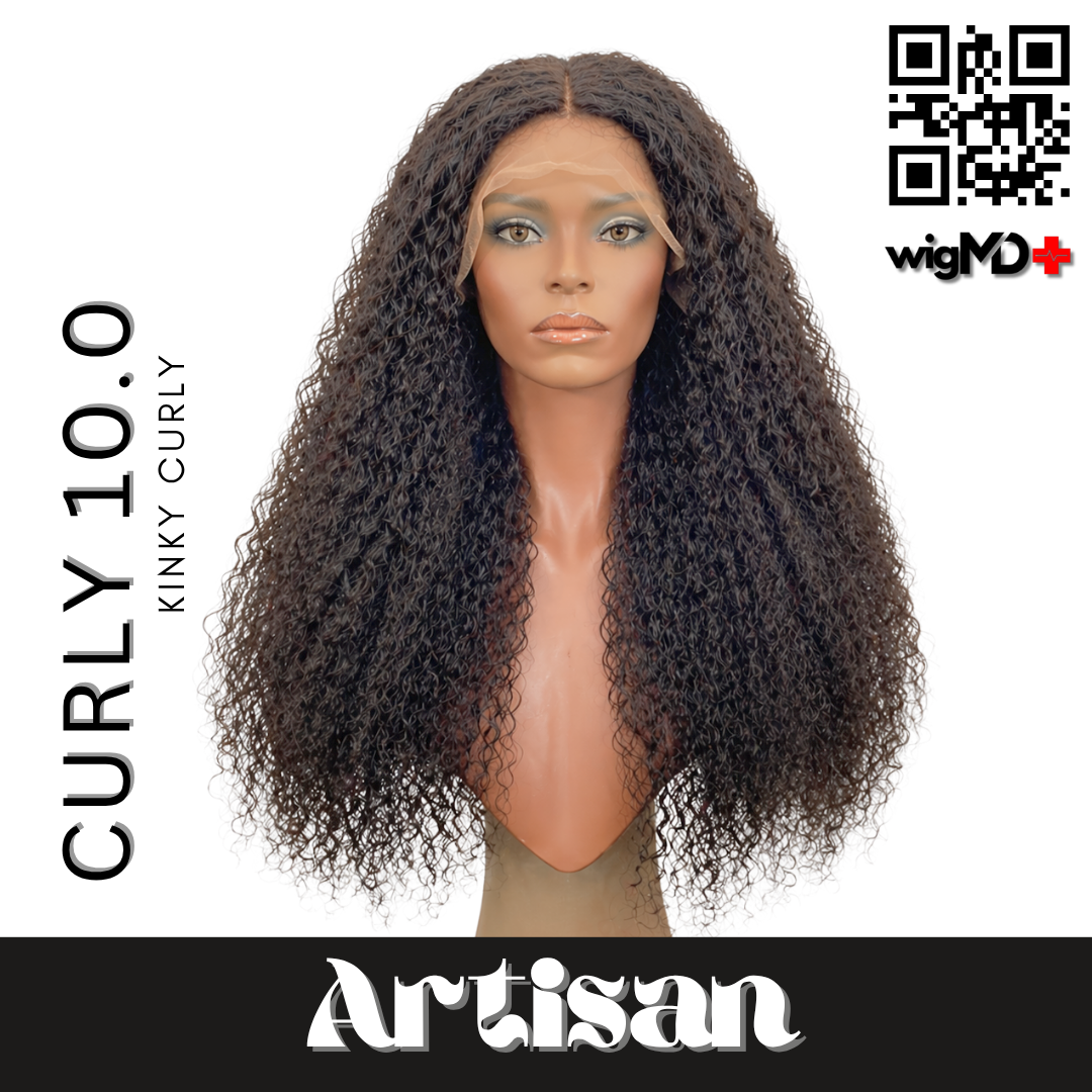 ARTISAN: Kinky Curly 10.0 Premium Human Hair Wig