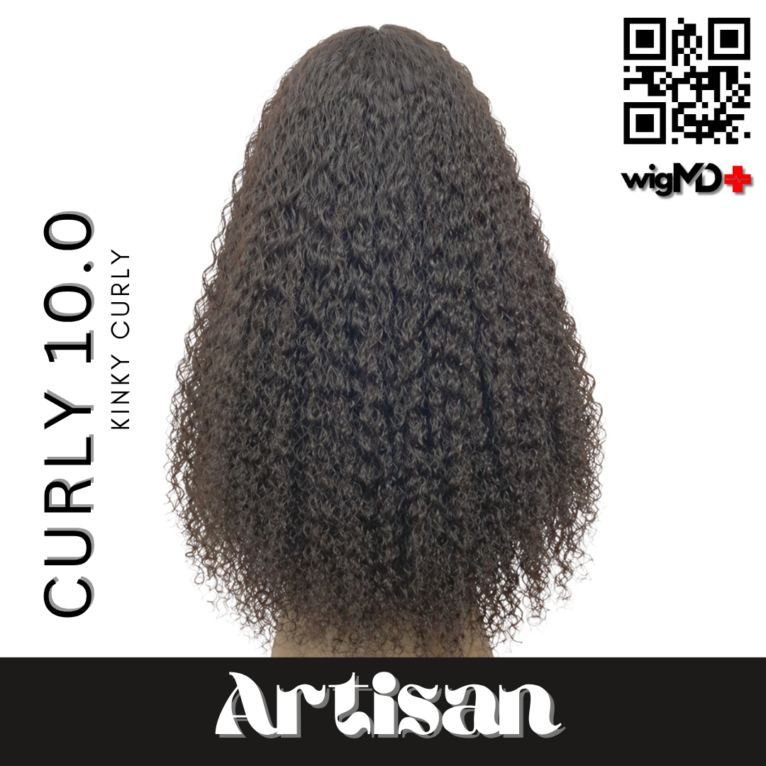 ARTISAN: Kinky Curly 10.0 Premium Human Hair Wig