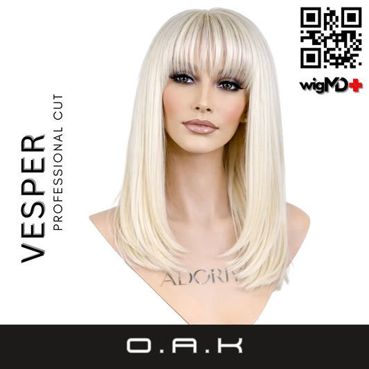 O.A.K: Vesper Professional Cut 100% Human Hair Wig