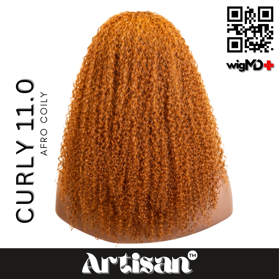 ARTISAN: Afro Coily Curly 10.0 Premium 100% Human Hair Wig