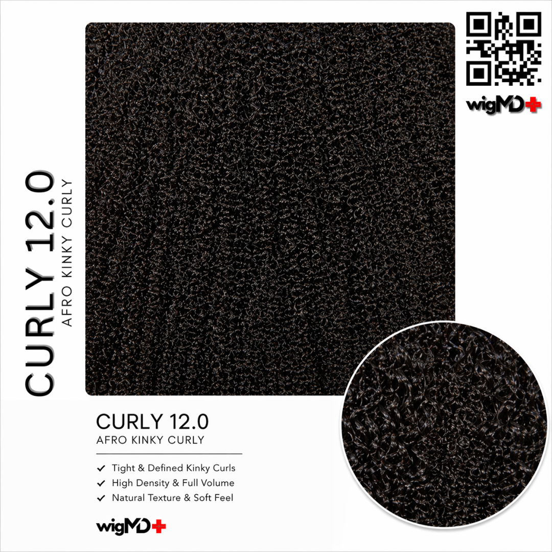 ARTISAN: Afro Kinky Curly 12.0 100% Premium Human Hair Wig