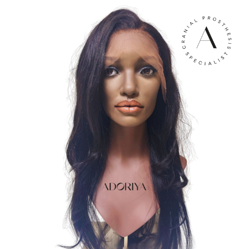 Relaxed Straight Texture- 100% Fully Customizable Human Hair Medical Wig