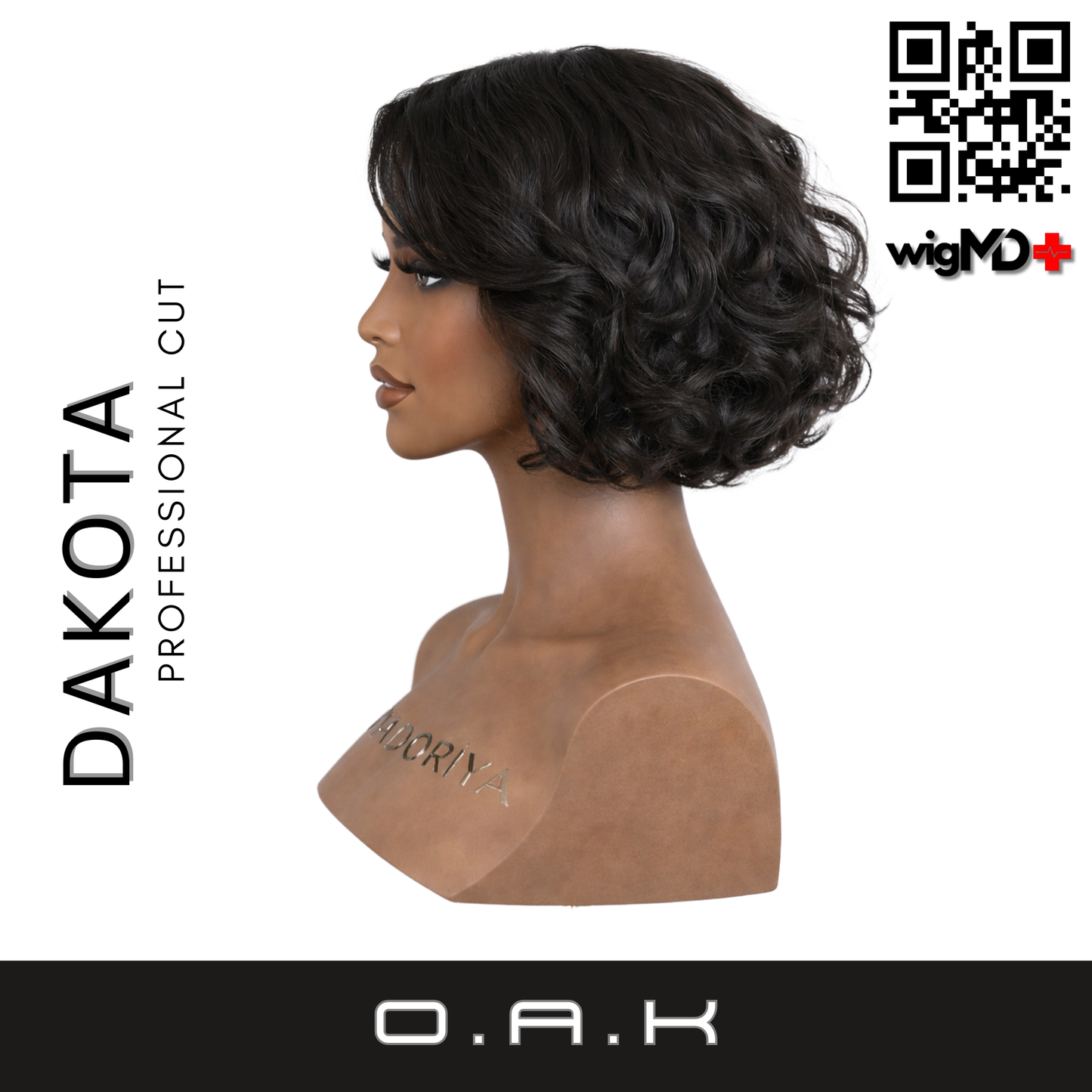 O.A.K: Dakota Professionally Cut 100% Human Hair Wig
