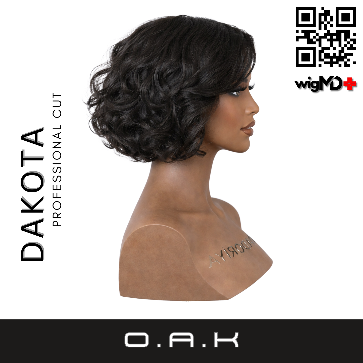 O.A.K: Dakota Professionally Cut 100% Human Hair Wig