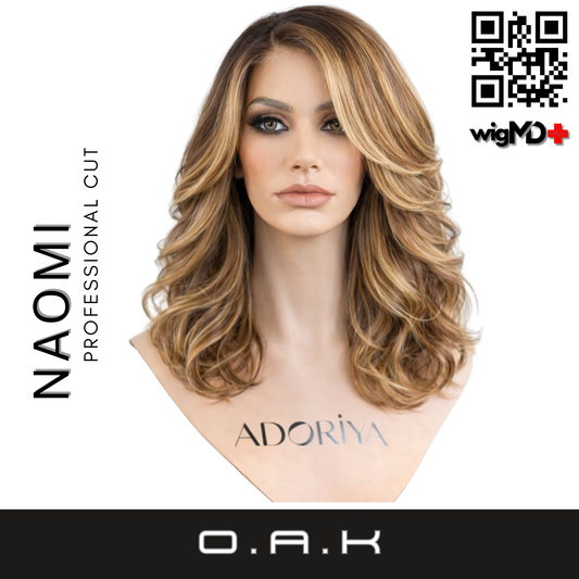 O.A.K: Naomi Professionally Cut 100% Human Hair Wig