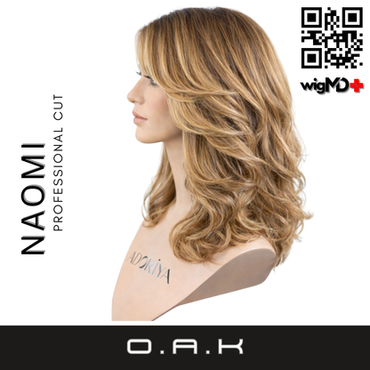 O.A.K: Naomi Professionally Cut 100% Human Hair Wig