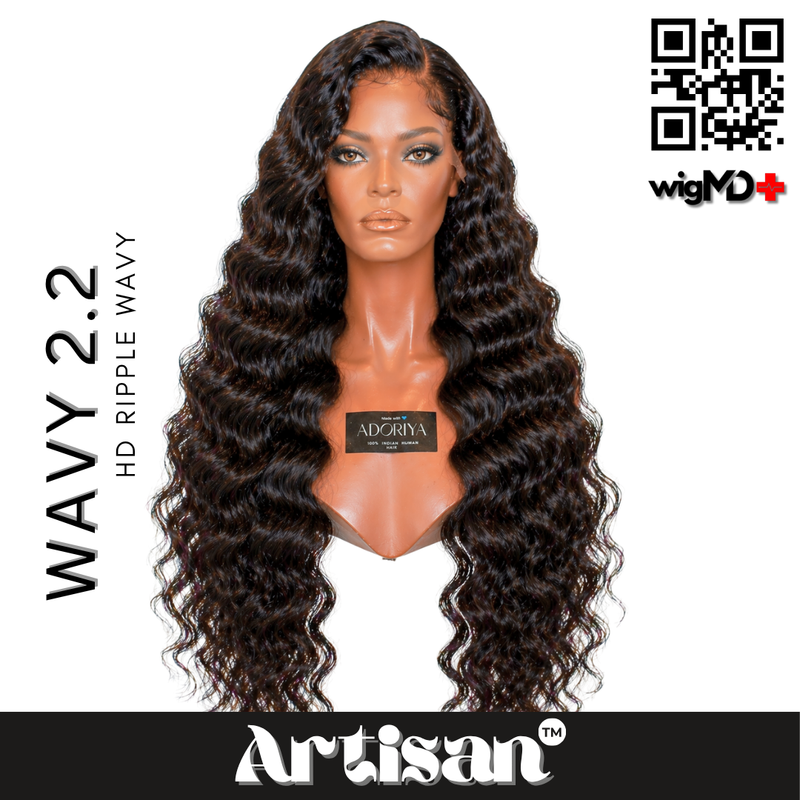 ARTISAN: Ripple Wavy 2.2 Premium 100% Human Hair Wig