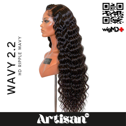 ARTISAN: Ripple Wavy 2.2 Premium 100% Human Hair Wig