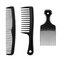 3-Black Comb Set