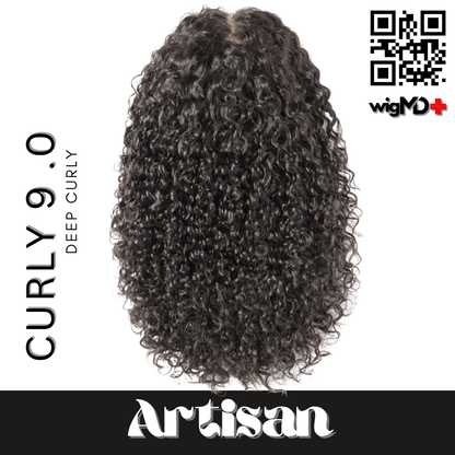 ARTISAN: Deep Curly 9.0 Premium 100% Human Hair Wig