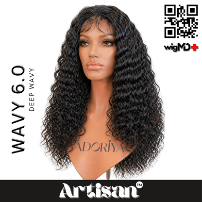 ARTISAN: Deep Wavy 6.0 Premium 100% Human Hair Wig