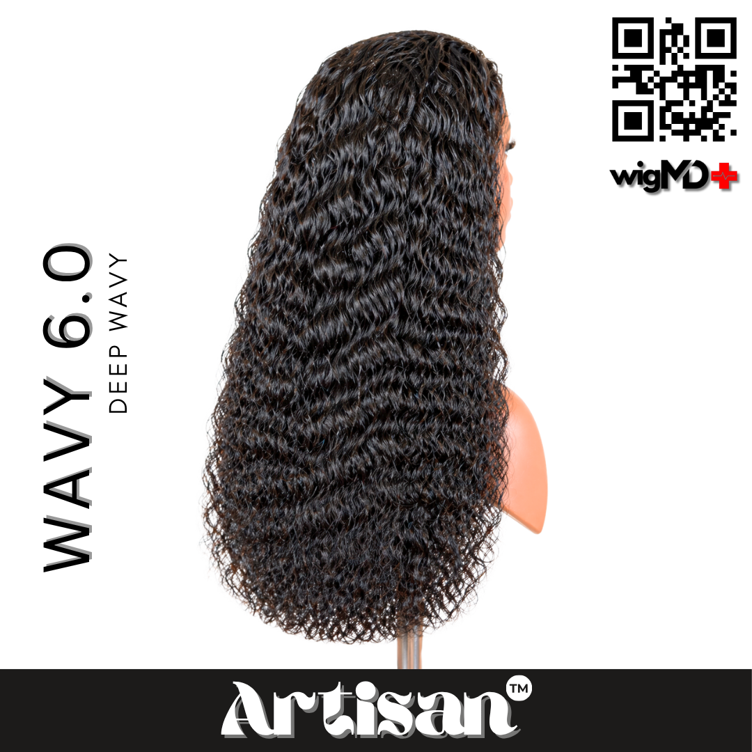 ARTISAN: Deep Wavy 6.0 Premium 100% Human Hair Wig