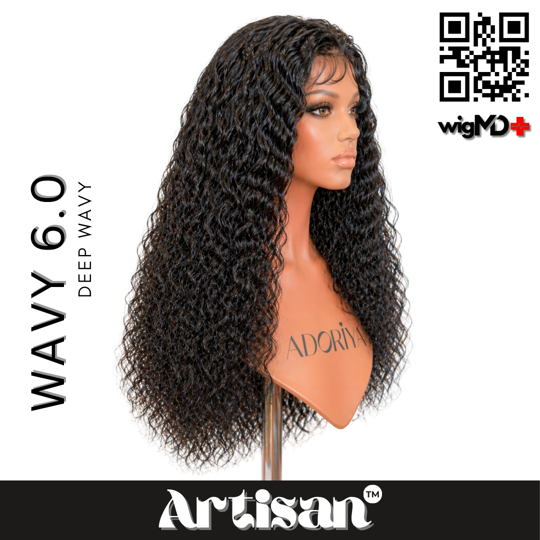 ARTISAN: Deep Wavy 6.0 Premium 100% Human Hair Wig