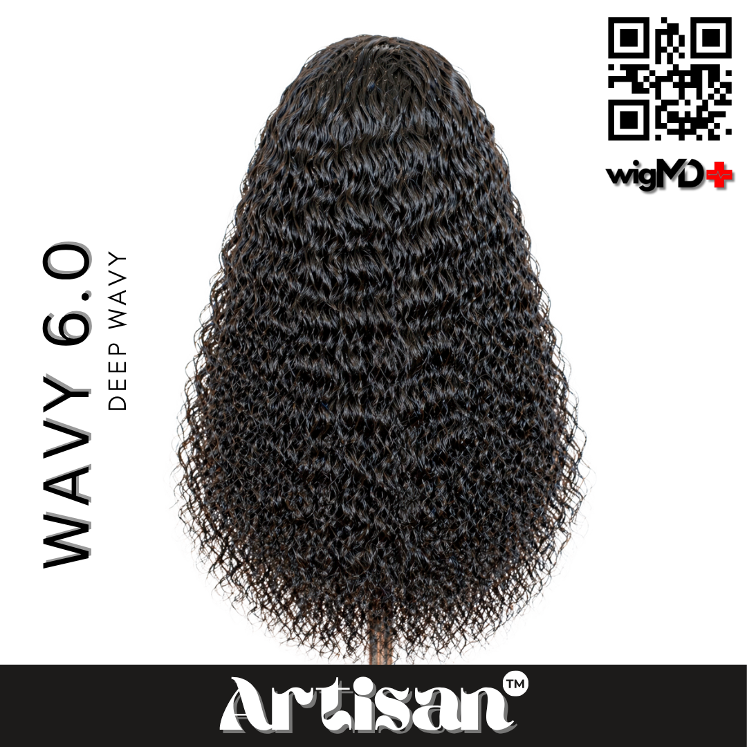 ARTISAN: Deep Wavy 6.0 Premium 100% Human Hair Wig