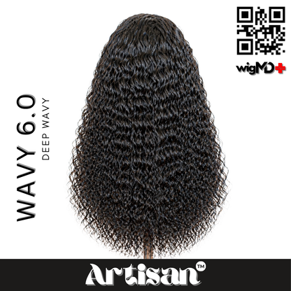 ARTISAN: Deep Wavy 6.0 Premium 100% Human Hair Wig