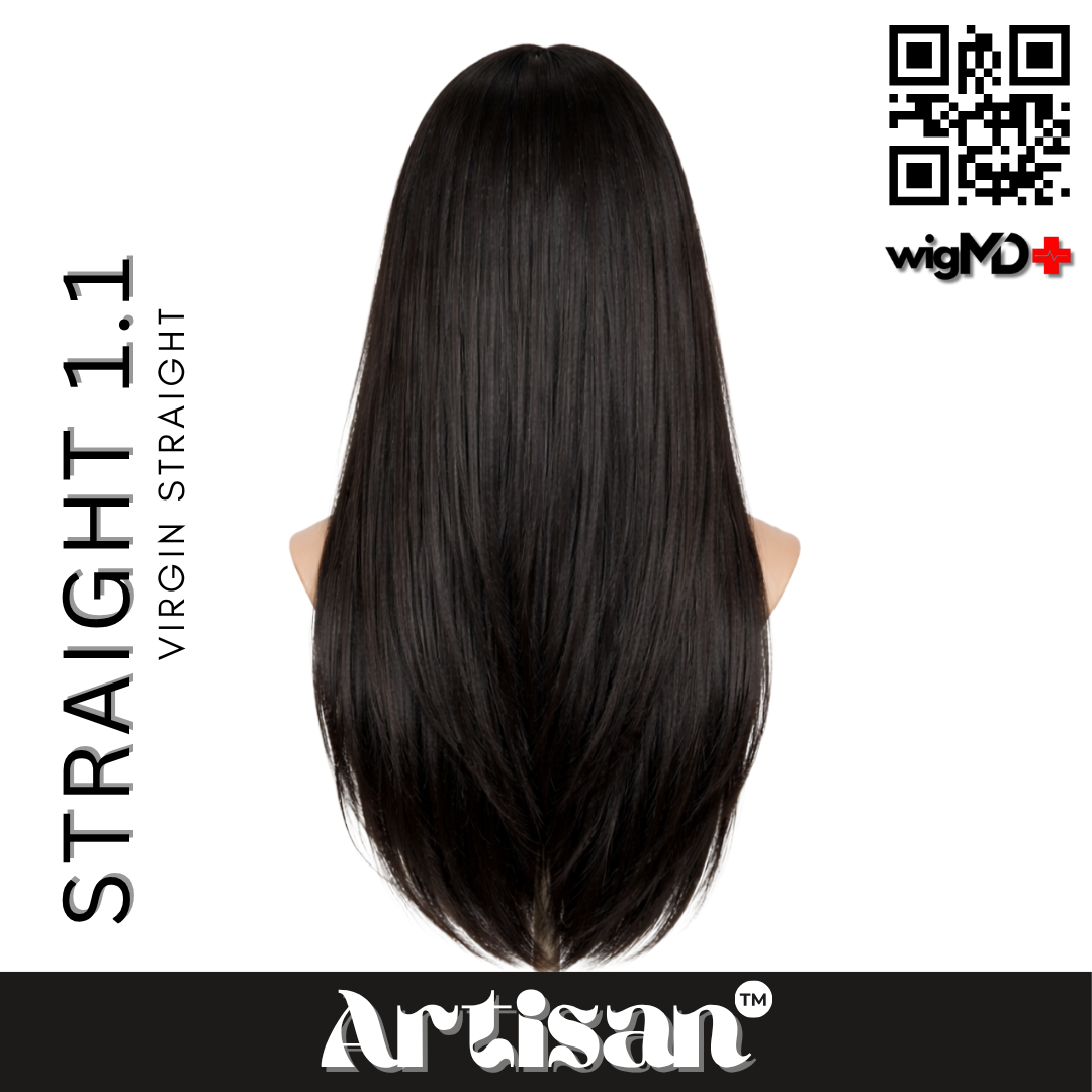 ARTISAN: Virgin Straight 1.0 Premium 100% Human Hair Wig