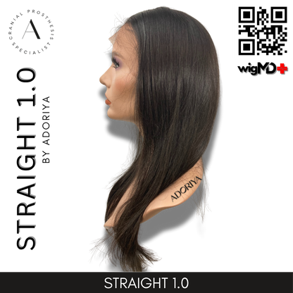 CLEARANCE: Premium Virgin Straight 1.0 Hyper-realistic Silk Scalp