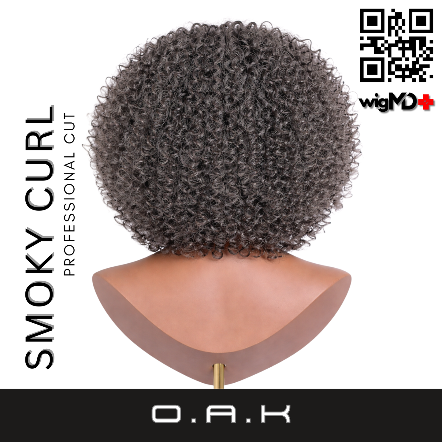 O.A.K: Smoky Curl Professionally Cut Wig