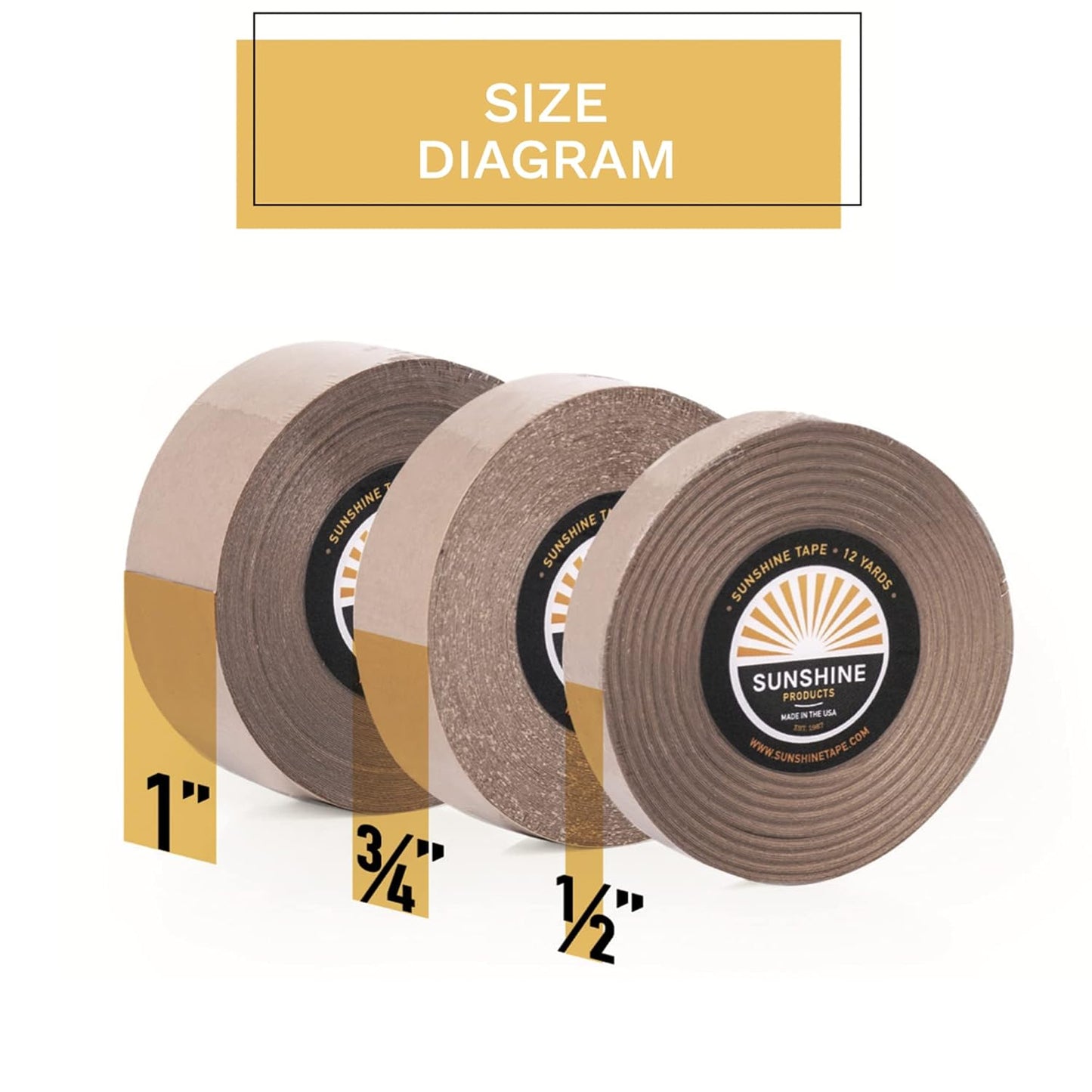Sunshine Daily Wear Hair System Tape Roll (36 Yards)