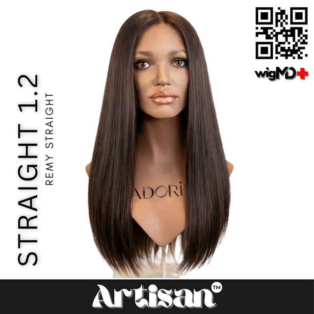 ARTISAN: Remy Straight 1.2 Premium 100% Human Hair Wig