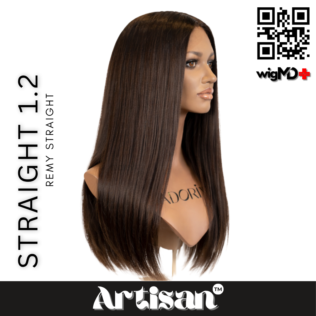 ARTISAN: Remy Straight 1.2 Premium 100% Human Hair Wig