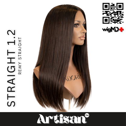 ARTISAN: Remy Straight 1.2 Premium 100% Human Hair Wig