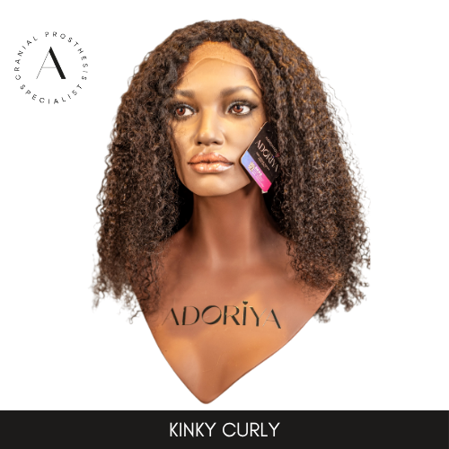 Kinky Curly Texture- 100% Fully Customizable Human Hair Medical Wig