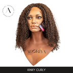 Kinky Curly Texture- 100% Fully Customizable Human Hair Medical Wig