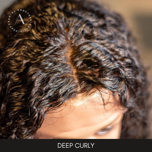 Deep Curl Texture- 100% Fully Customizable Human Hair Medical Wig