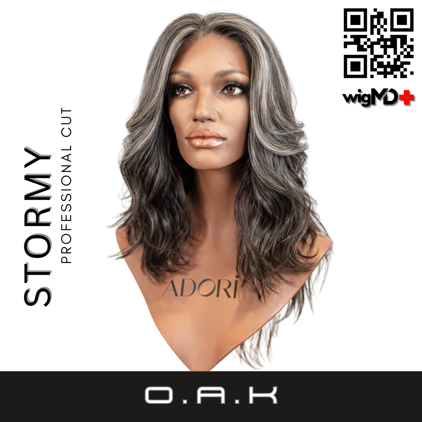 O.A.K: Stormy 100% Human Hair Professional Cut