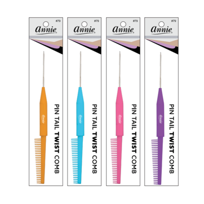 Annie Pin Tail Twist Comb, 1 Count, Assorted