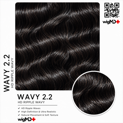 ARTISAN: Ripple Wavy 2.2 Premium 100% Human Hair Wig