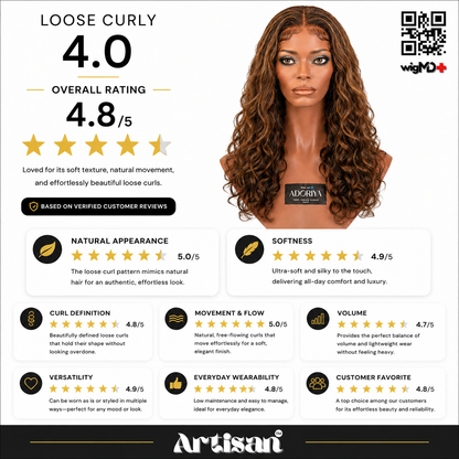 ARTISAN: Loose Curly 4.0 100% Premium Human Hair Wig