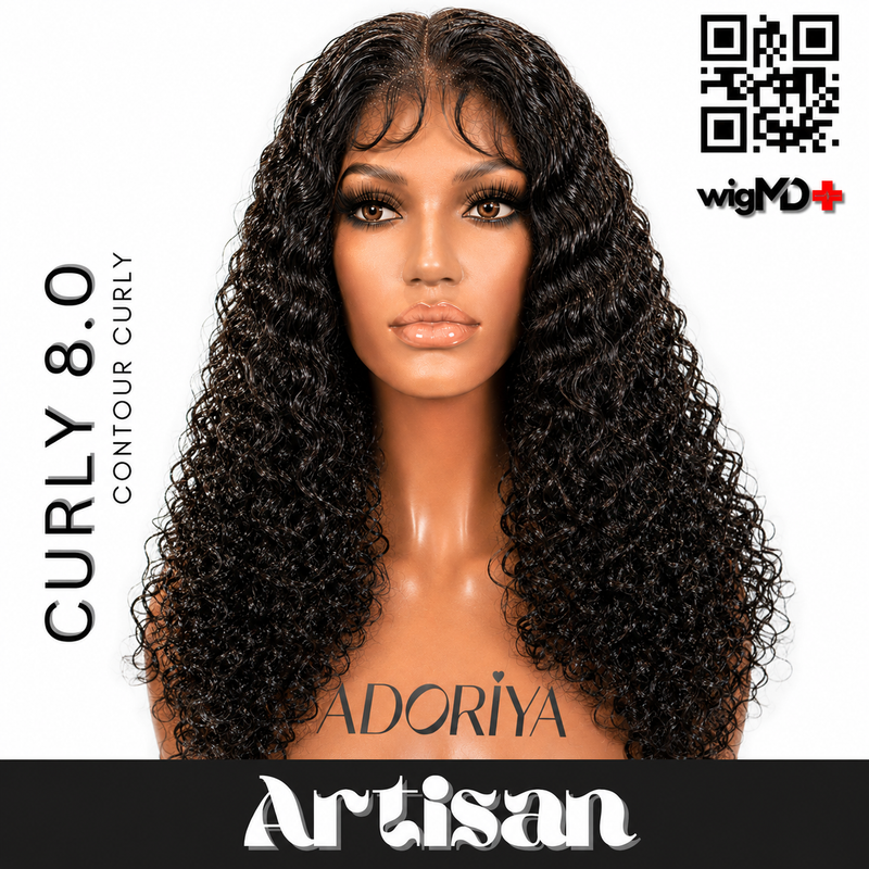 ARTISAN: Contour Curly 7.0 Premium 100% Human Hair Wig