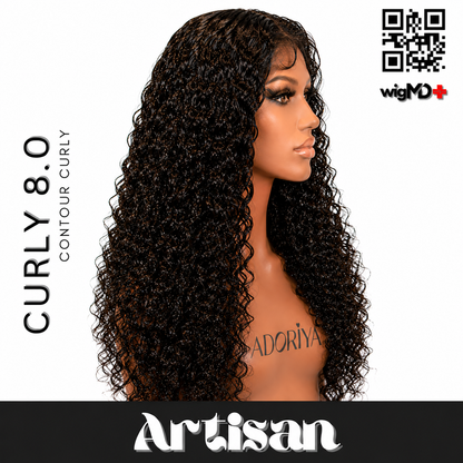 ARTISAN: Contour Curly 7.0 Premium 100% Human Hair Wig